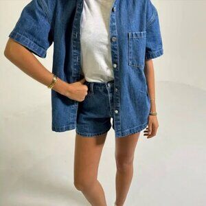 NWOT Parke Denim Shirt